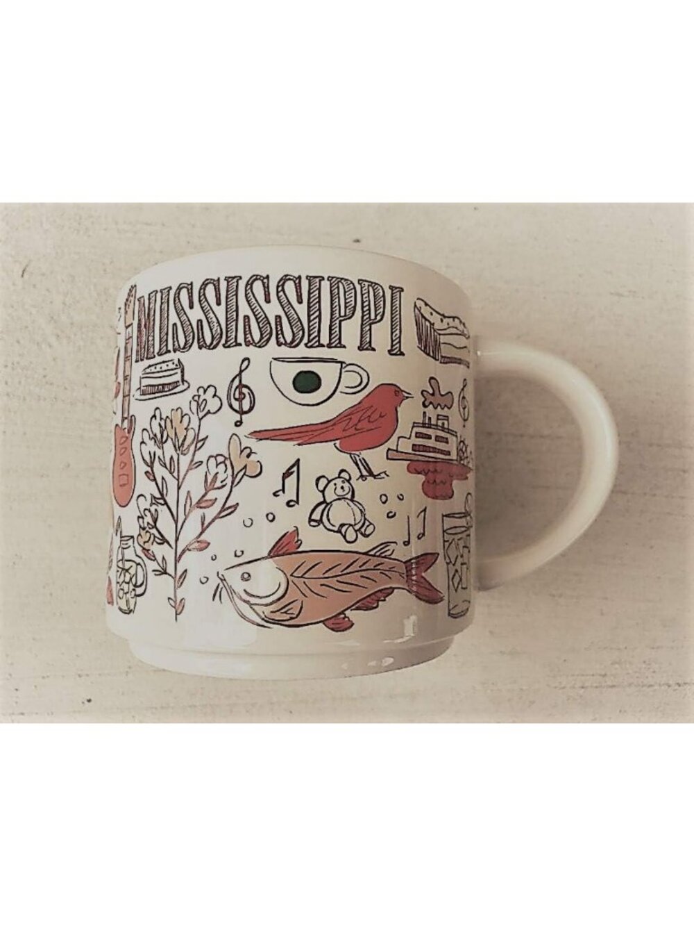 Collectible Ceramic Coffee Mug - Mississippi Been There Series, Travel Souvenir